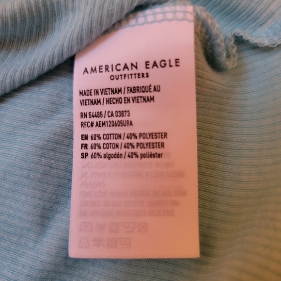 AMERICAN Eagle Turquoise Tank Size Small - Picture 5 of 5